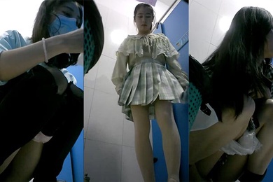 奶茶店厕拍潜入奶茶店女厕全景偷拍