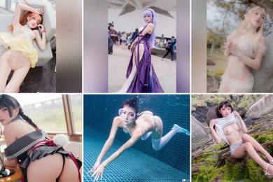 超火女网红美少女小丁FantayFactoy剪辑超感甄选COS各式女神真爱自选完美露脸