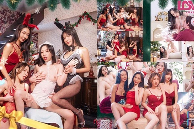 林嫣茶理圣诞情趣派对_变装挑逗绝顶吸精