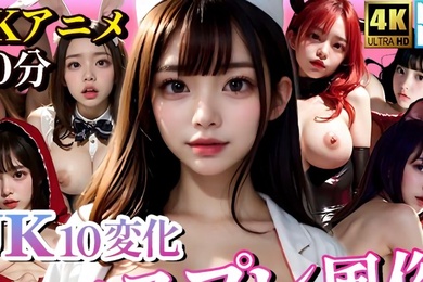 JK10 transforms into cosplay entertainment and cums with intense sex